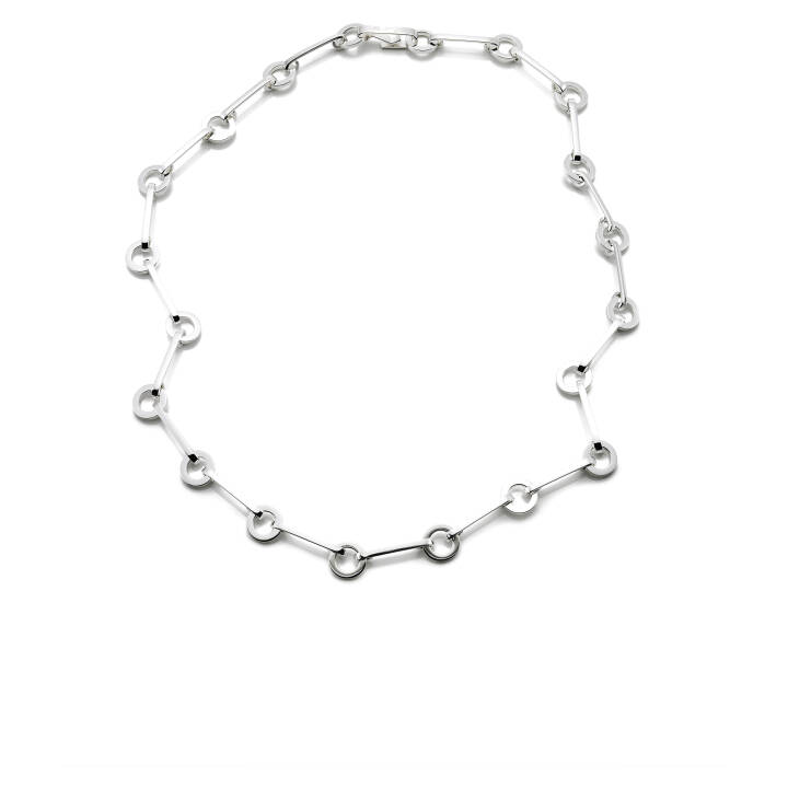 Ring Chain Halsband Silver i gruppen Halsband / Silverhalsband hos SCANDINAVIAN JEWELRY DESIGN (10-100-00052-0000)