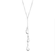 Efva Attling Waterfall Halsband Silver 42 – 45 cm