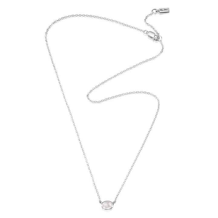 Love Bead Silver – Rose Quartz Halsband Silver 42-45 cm