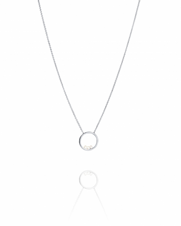 Roller coaster Halsband Silver i gruppen Halsband / Silverhalsband hos SCANDINAVIAN JEWELRY DESIGN (10-100-02378-4045)