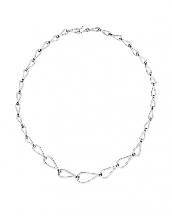 Hooked On A Feeling Halsband Silver i gruppen Halsband / Silverhalsband hos SCANDINAVIAN JEWELRY DESIGN (10-100-02398-0050)
