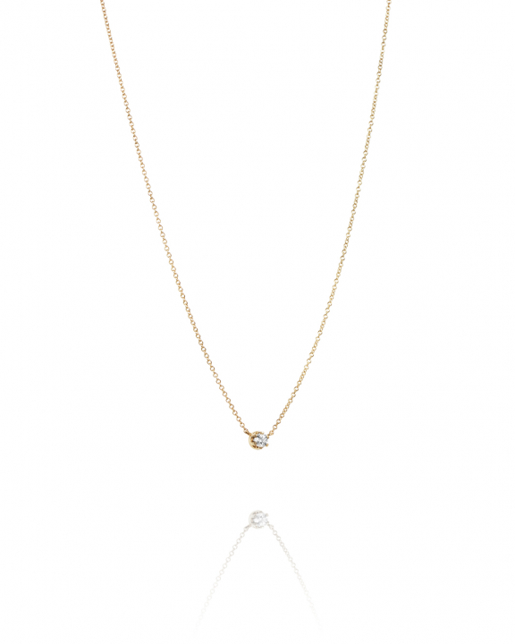 Efva Attling Crown & Stars Halsband 0.30ct Guld