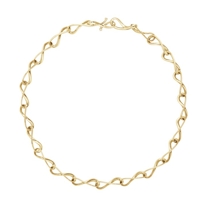 Georg Jensen INFINITY Halsband Guld Diamant 0.03 ct