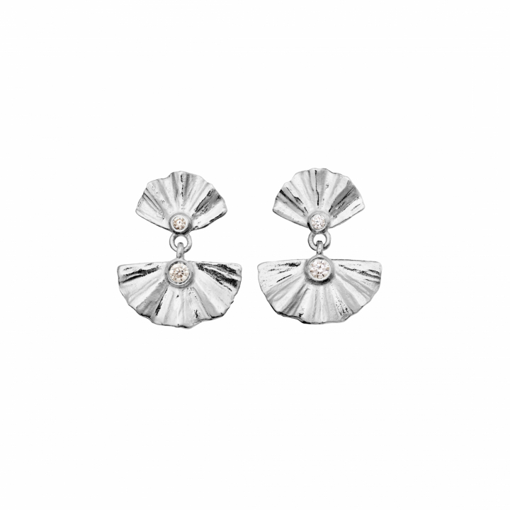 Odile Örhängen Silver i gruppen Örhängen / Silverörhängen hos SCANDINAVIAN JEWELRY DESIGN (10039C)