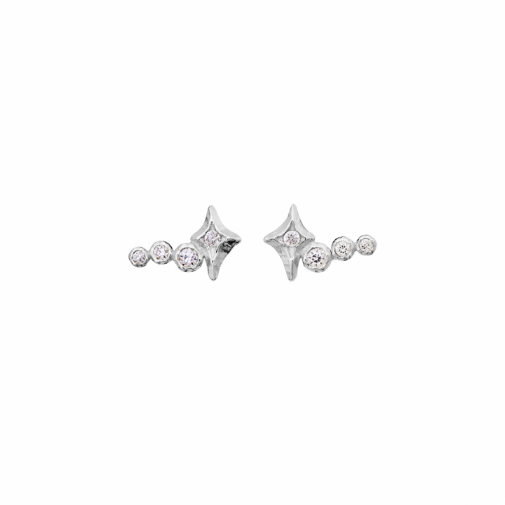Minna Örhängen Silver i gruppen Örhängen / Silverörhängen hos SCANDINAVIAN JEWELRY DESIGN (10044C)