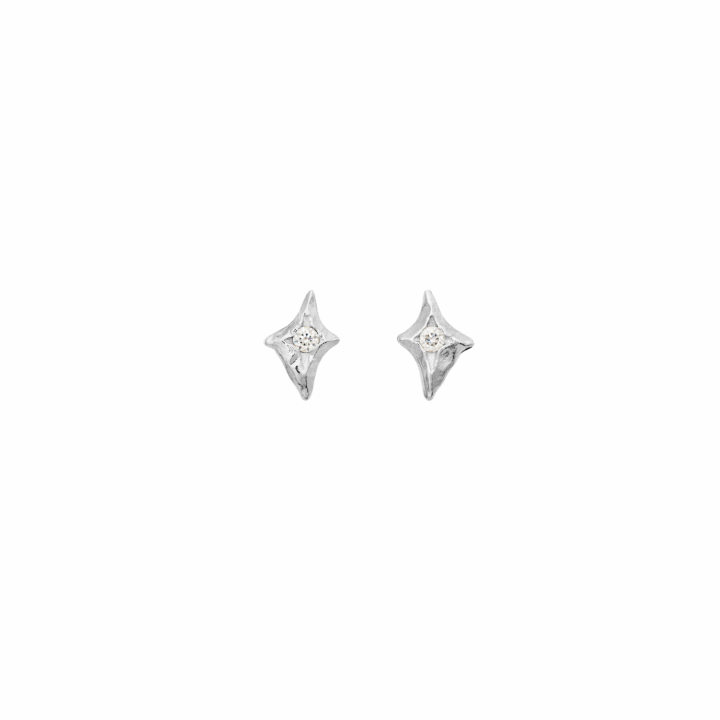 Sylfide Örhängen Silver i gruppen Örhängen / Silverörhängen hos SCANDINAVIAN JEWELRY DESIGN (10047C)