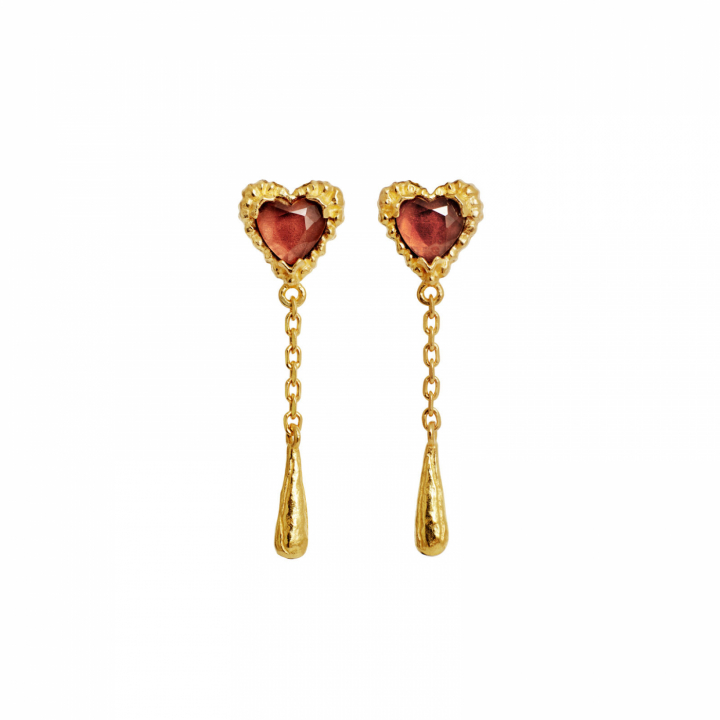 Lady Örhängen Guld i gruppen Örhängen / Guldörhängen hos SCANDINAVIAN JEWELRY DESIGN (10050A)