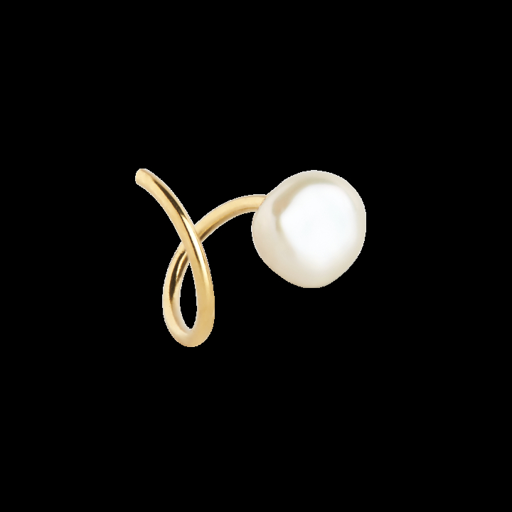 Baroque Twirl Goldplated silver (RIGHT) i gruppen  hos SCANDINAVIAN JEWELRY DESIGN (100715YG)