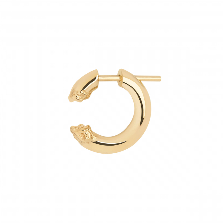 Terra 14 Earring Goldplated Silver (One) i gruppen Örhängen / Guldörhängen hos SCANDINAVIAN JEWELRY DESIGN (100900YG-14)
