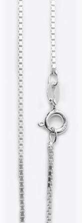 Kedja Silver 45cm KVD19 i gruppen Halsband / Silverhalsband hos SCANDINAVIAN JEWELRY DESIGN (101010)