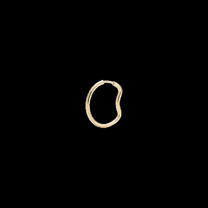Copenhagen 20 Hoop Goldplated Silver i gruppen Örhängen / Guldörhängen hos SCANDINAVIAN JEWELRY DESIGN (101032YG-20)