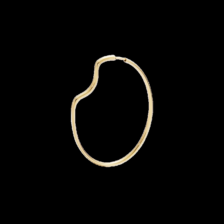 MARIA BLACK Copenhagen 50 Hoop Goldplated Silver