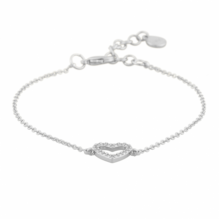 Valentina chain brace Silver i gruppen Armband / Silverarmband hos SCANDINAVIAN JEWELRY DESIGN (1090-3200-012-ONE)