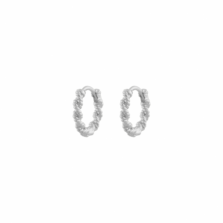 Exibit small ring Örhänge Silver i gruppen Örhängen / Silverörhängen hos SCANDINAVIAN JEWELRY DESIGN (1091-5500-256-ONE)