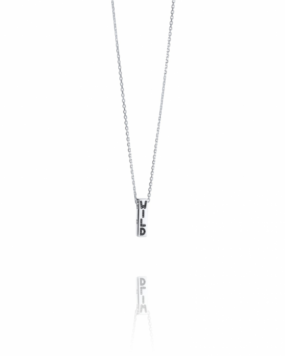 Wild At Heart Pendant/Halsband Silver i gruppen Halsband / Silverhalsband hos SCANDINAVIAN JEWELRY DESIGN (11-100-02094-0000)
