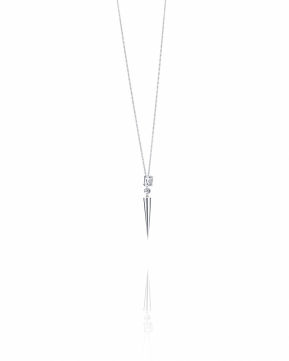 Look Sharp Pendant/Halsband Silver i gruppen Halsband / Silverhalsband hos SCANDINAVIAN JEWELRY DESIGN (11-100-02115-0000)