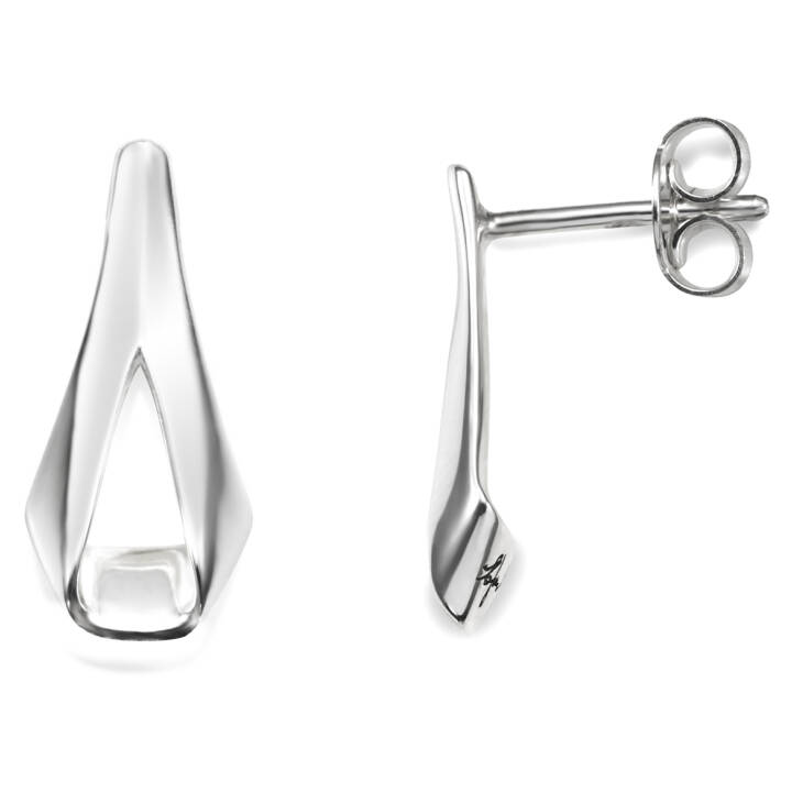 Folded Mini Örhänge Silver i gruppen Örhängen / Silverörhängen hos SCANDINAVIAN JEWELRY DESIGN (12-100-01591-0000)