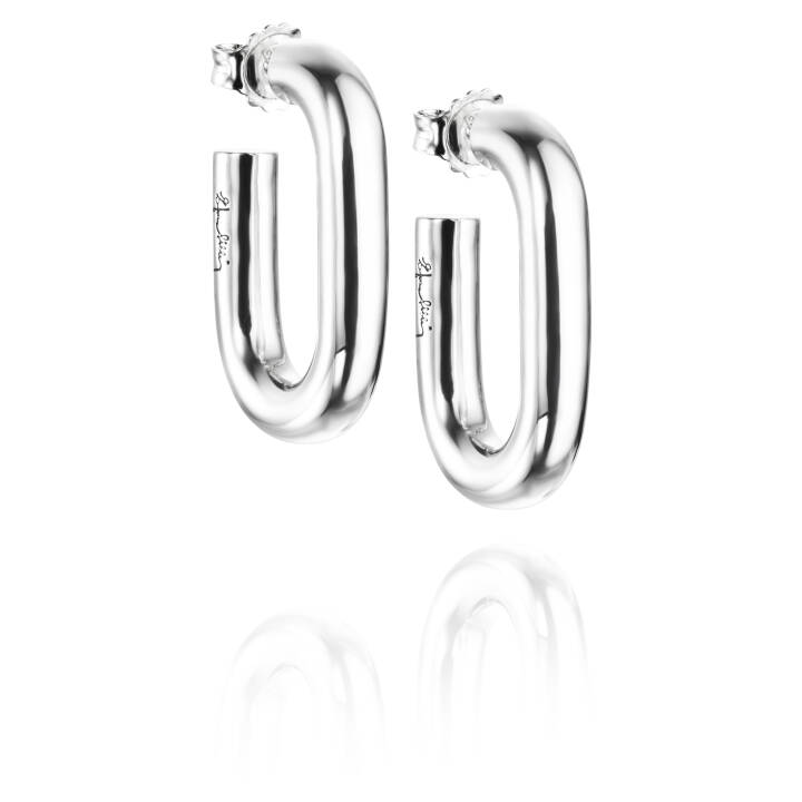 Efva Attling Chunky Hoops Örhänge Silver