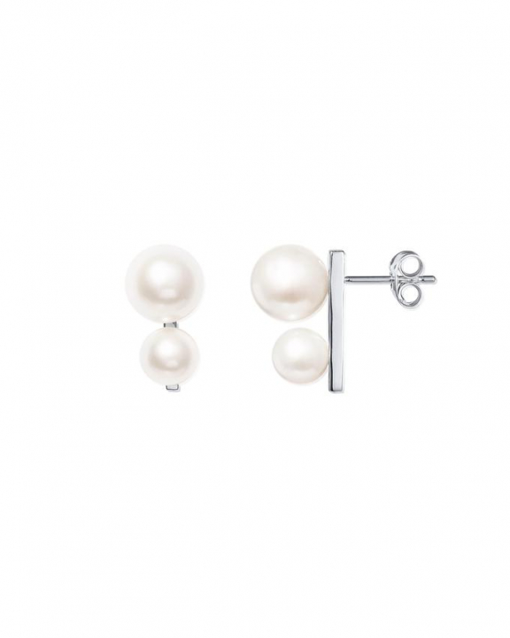 Efva Attling Drip Drop Pearl Ear Silver