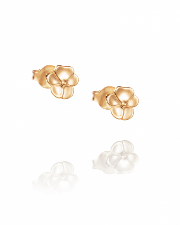Pensée Örhängen Förgyllt Silver i gruppen Örhängen / Guldörhängen hos SCANDINAVIAN JEWELRY DESIGN (12-108-02352-0000)