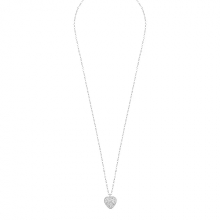 SNÖ OF SWEDEN Sanne heart halsband silver