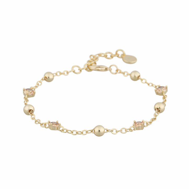 Kelly chain brace Guld i gruppen Armband / Guldarmband hos SCANDINAVIAN JEWELRY DESIGN (1223-3200-370-ONE)