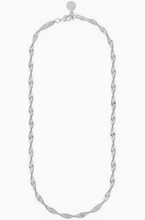 Lisbon big halsband silver i gruppen Halsband / Silverhalsband hos SCANDINAVIAN JEWELRY DESIGN (1240-0645-256-45)