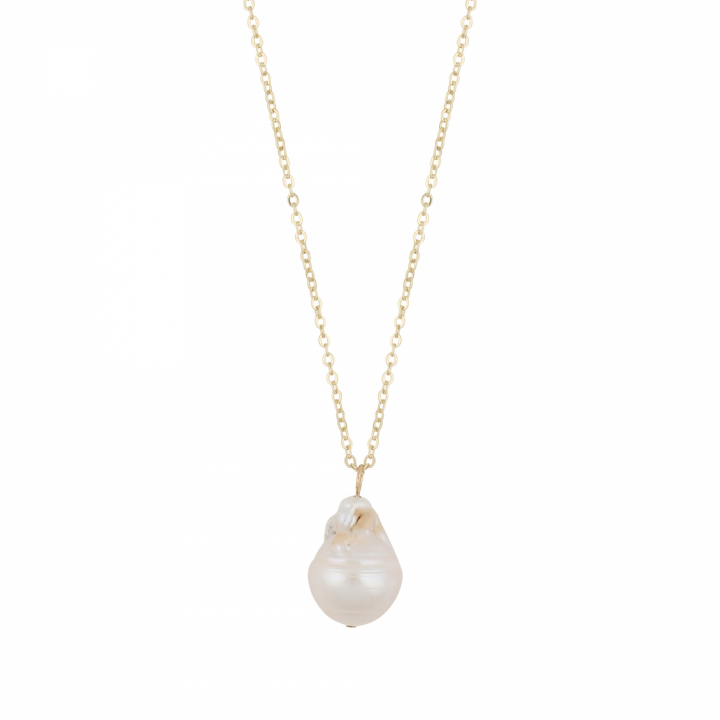 SNÖ OF SWEDEN Florence pearl pendant Halsband 45 Guld