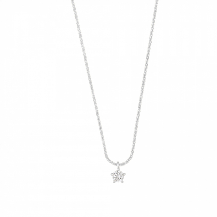 Product Image for SNÖ OF SWEDEN Helsinki small stone pendant Halsband 42 Silver