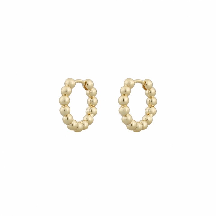 SNÖ OF SWEDEN Arizona ear 15mm plain gold