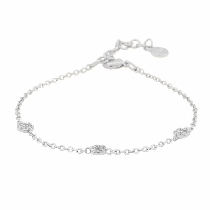 Copenhagen small chain brace Silver/clear-Onesize