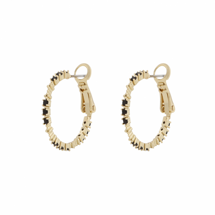 Copenhagen small ring ear Gold/black-Onesize