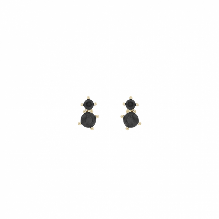 SNÖ OF SWEDEN Copenhagen mini ear Gold/black-Onesize