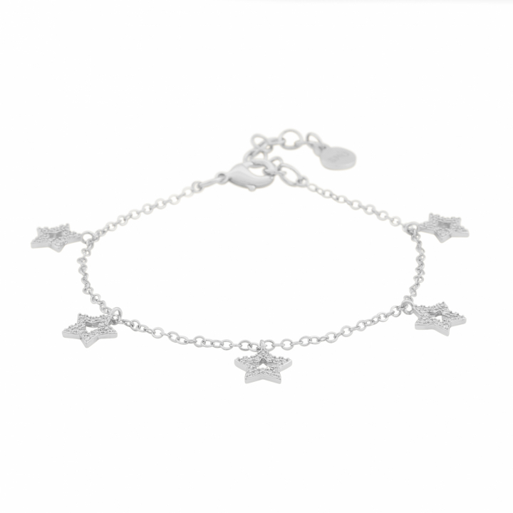 SNÖ OF SWEDEN Wish charm brace Silver/clear-Onesize