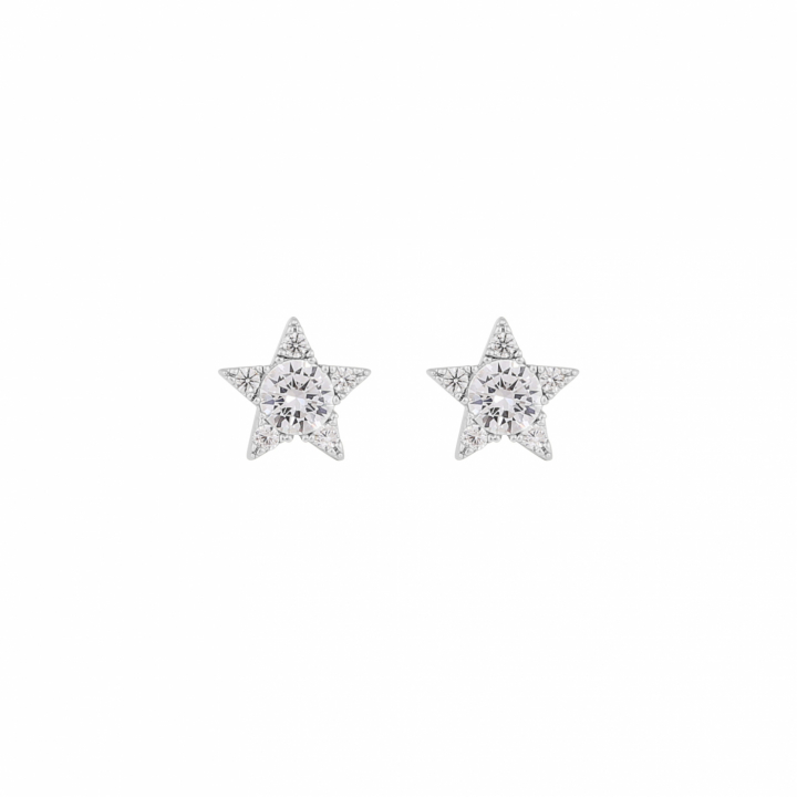 SNÖ OF SWEDEN Wish star ear Silver/clear-Onesize