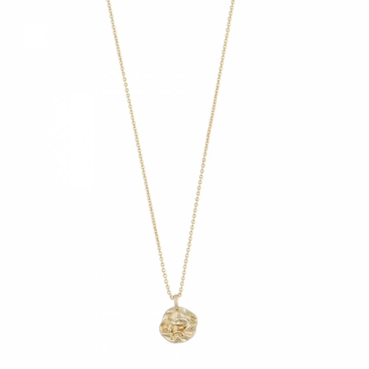 Oz pendant neck 45 plain Gold-45 cm i gruppen Halsband / Guldhalsband hos SCANDINAVIAN JEWELRY DESIGN (1286-0145-257-45)