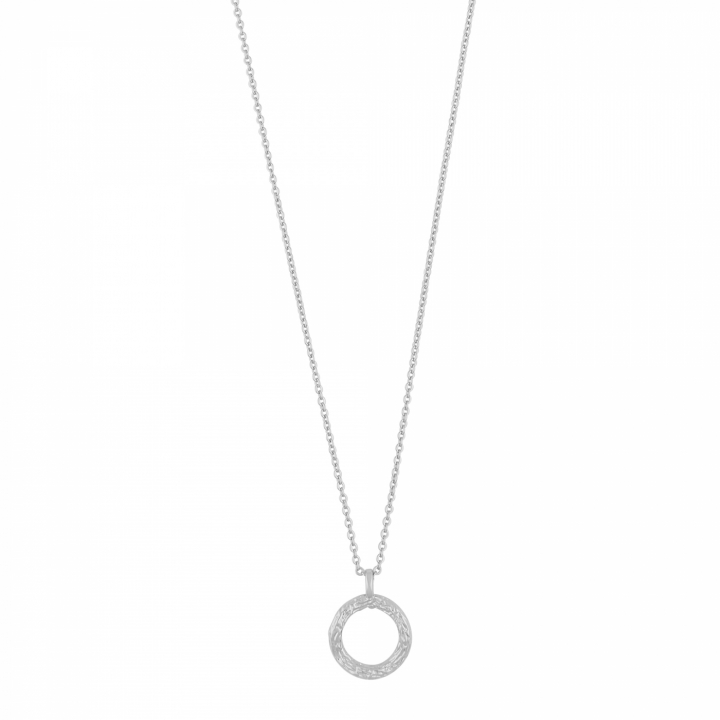 Product Image for SNÖ OF SWEDEN Oz round pendant neck 45 plain Silver-45 cm