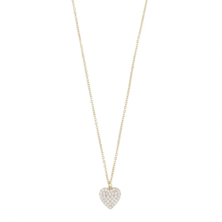 SNÖ OF SWEDEN North small heart halsband guld