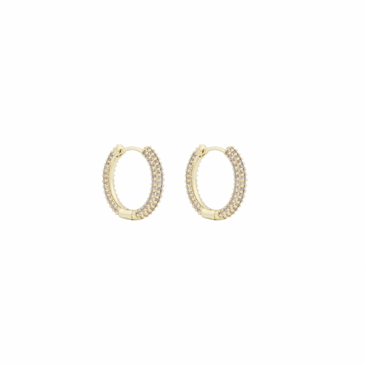 SNÖ OF SWEDEN North ring ear 14mm Gold/clear-Onesize