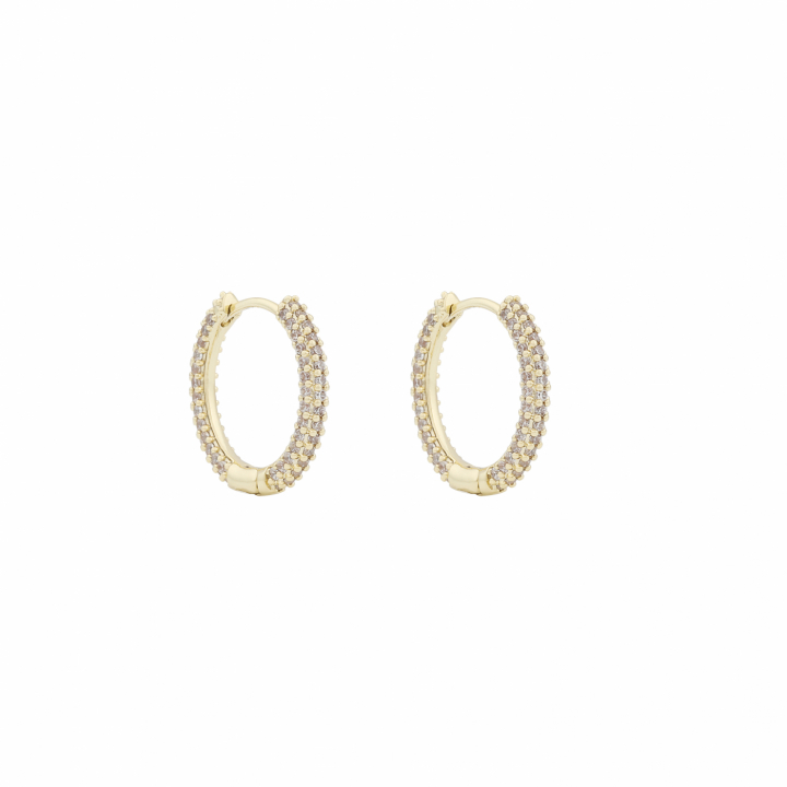 SNÖ OF SWEDEN North ring ear 18mm Gold/clear-Onesize