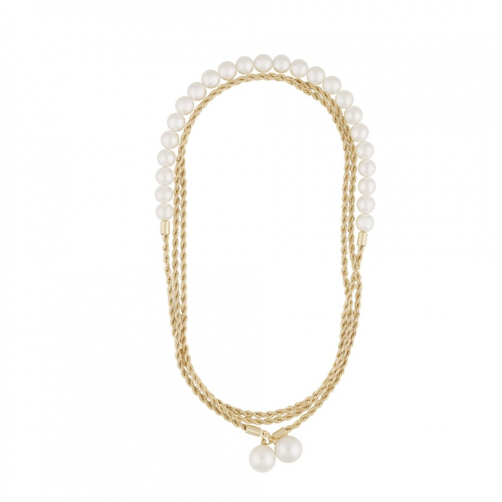 Lydia long pearl neck i gruppen Halsband / Guldhalsband hos SCANDINAVIAN JEWELRY DESIGN (1292-0712-362-ONE)