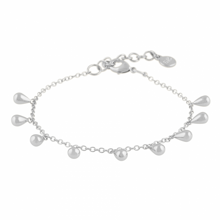 Gina charm brace Silver i gruppen Armband / Silverarmband hos SCANDINAVIAN JEWELRY DESIGN (1294-3400-256)