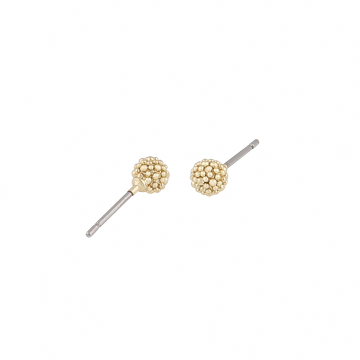 Gina ear 4mm Guld i gruppen Örhängen / Guldörhängen hos SCANDINAVIAN JEWELRY DESIGN (1294-6500-257)