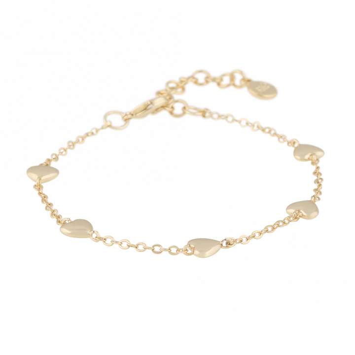 SNÖ OF SWEDEN Brooklyn heart chain brace Guld