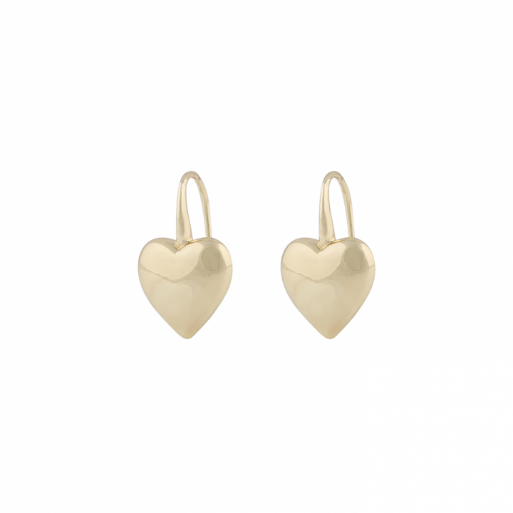 SNÖ OF SWEDEN Brooklyn heart short ear Guld