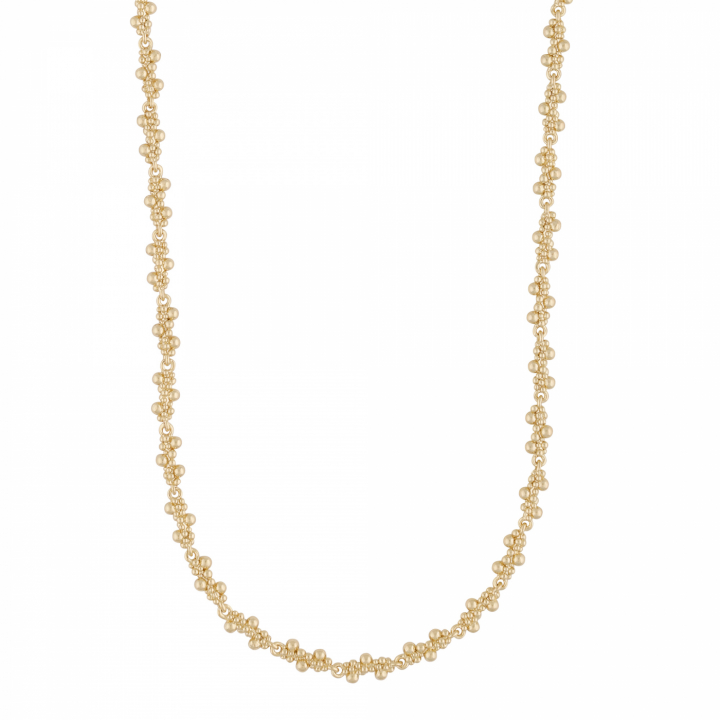 Lise neck 45 Guld i gruppen Halsband / Guldhalsband hos SCANDINAVIAN JEWELRY DESIGN (1297-0245-257)