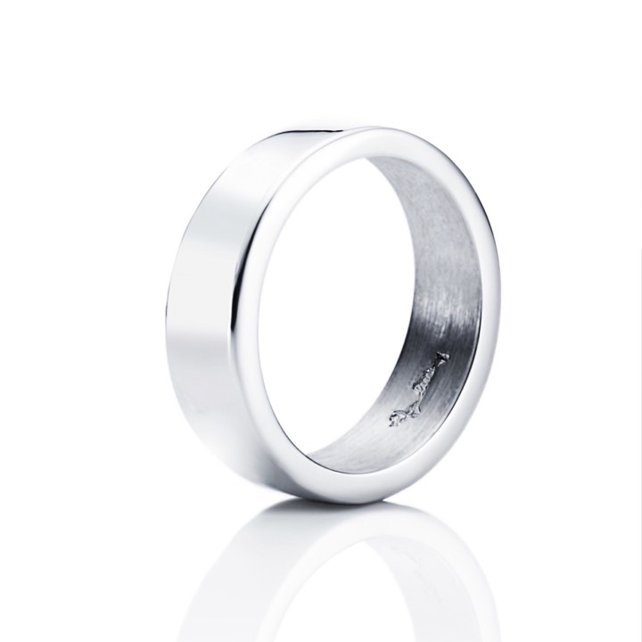 Irregular Ring Silver i gruppen Ringar / Silverringar hos SCANDINAVIAN JEWELRY DESIGN (13-100-00414)