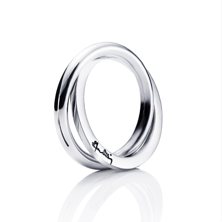 Efva Attling Twosome Ring Silver 19.00 mm