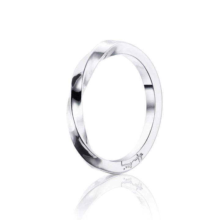 Efva Attling Viking Plain Ring Silver 17.00 mm