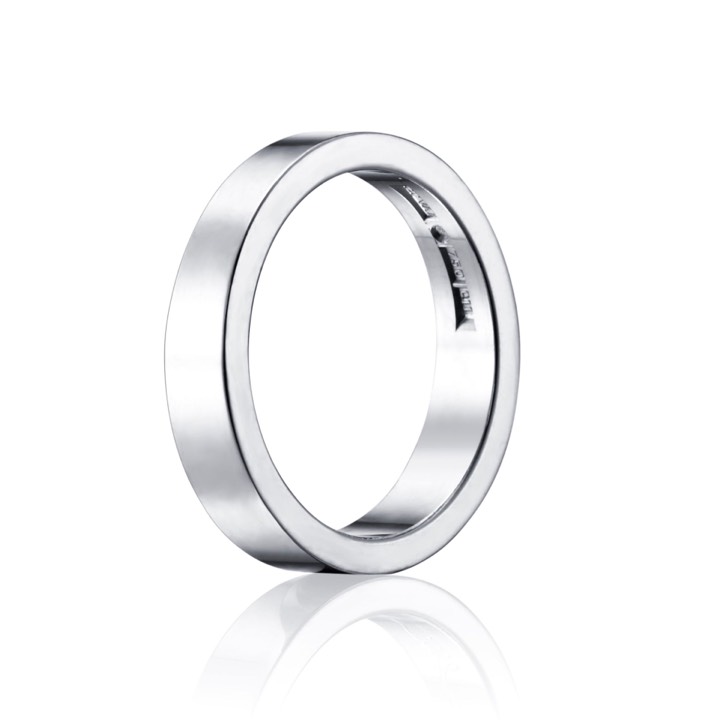 Irregular Slim Ring Silver 17.00 mm
